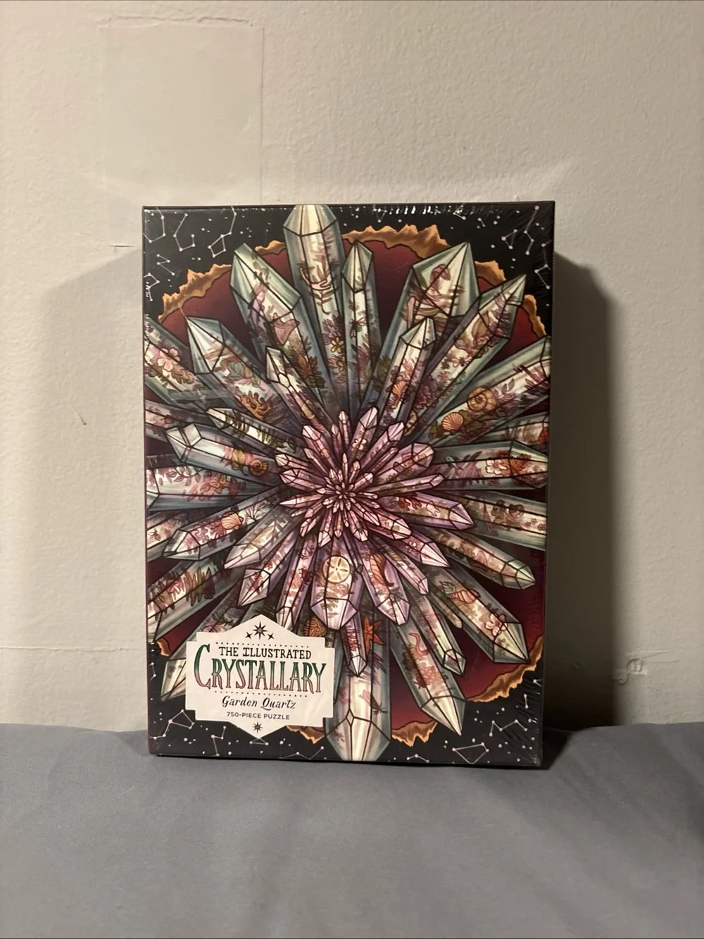 Garden Quartz Puzzle - Pink & Teal the illustrated crystallary
